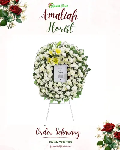 Krans Bunga Duka Cita di Sukamulya